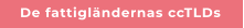 De fattigländernas ccTLDs